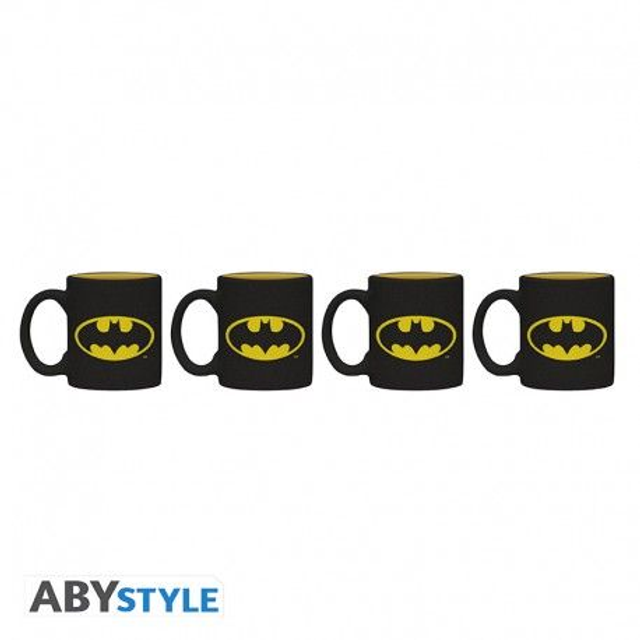 Set 4 Tazze Espresso Batman Iconic - Abystyle - DC Comics 🦇☕