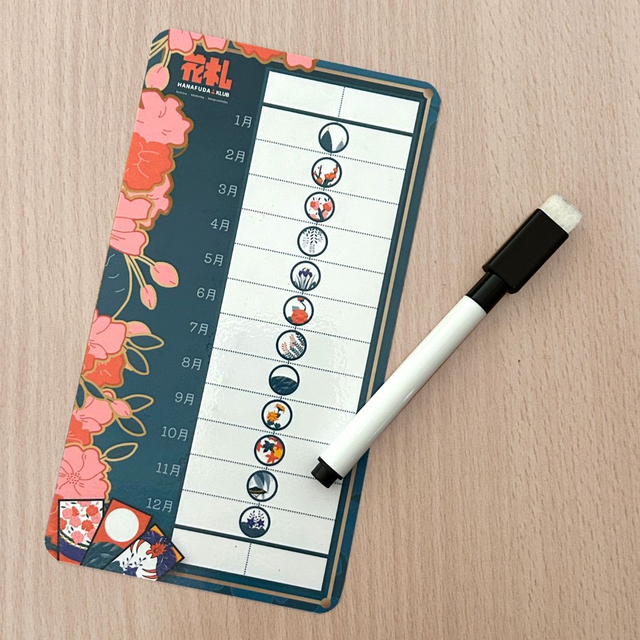 Pontozólap Hanafudához filccel - újraírható!