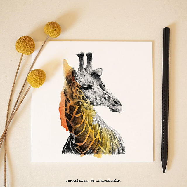 Carte "Girafe"