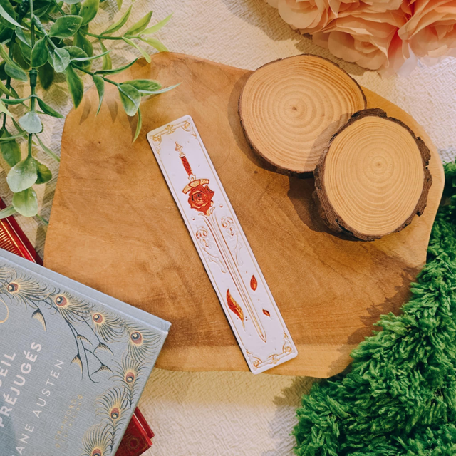 Marque-page 3D Asie Epée