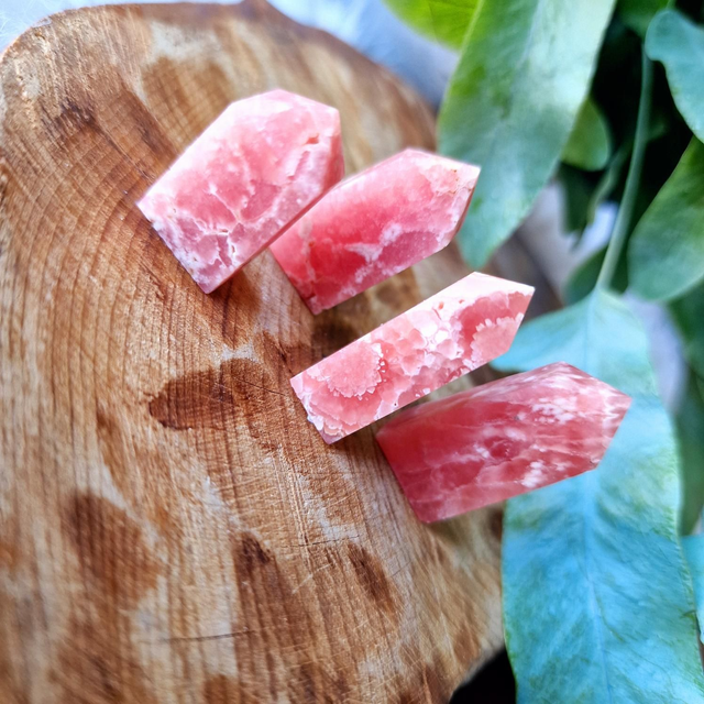 Mini Rhodochrosite points 