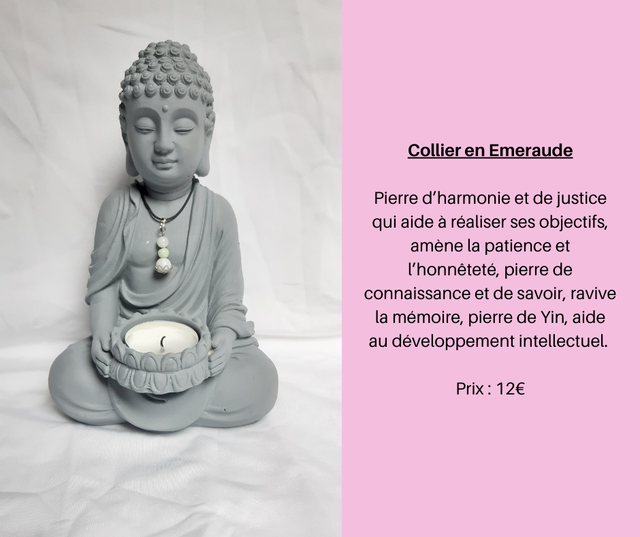 167- Collier en Emeraude