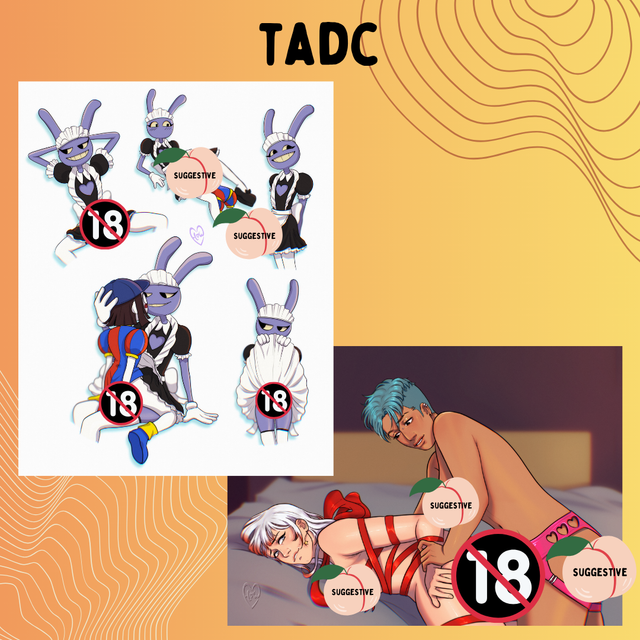 NSFW The amazing digital circus Print