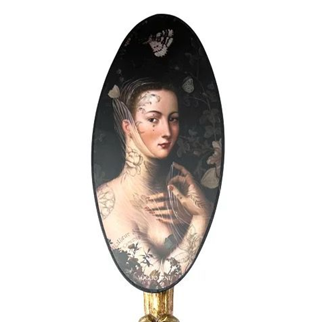 Abat jour ecran ovale Popée