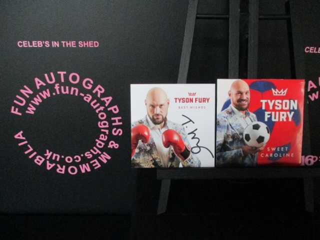 Tyson Fury - 'Sweet Caroline' Single + Authentic Autographed Single Insert Card (16)