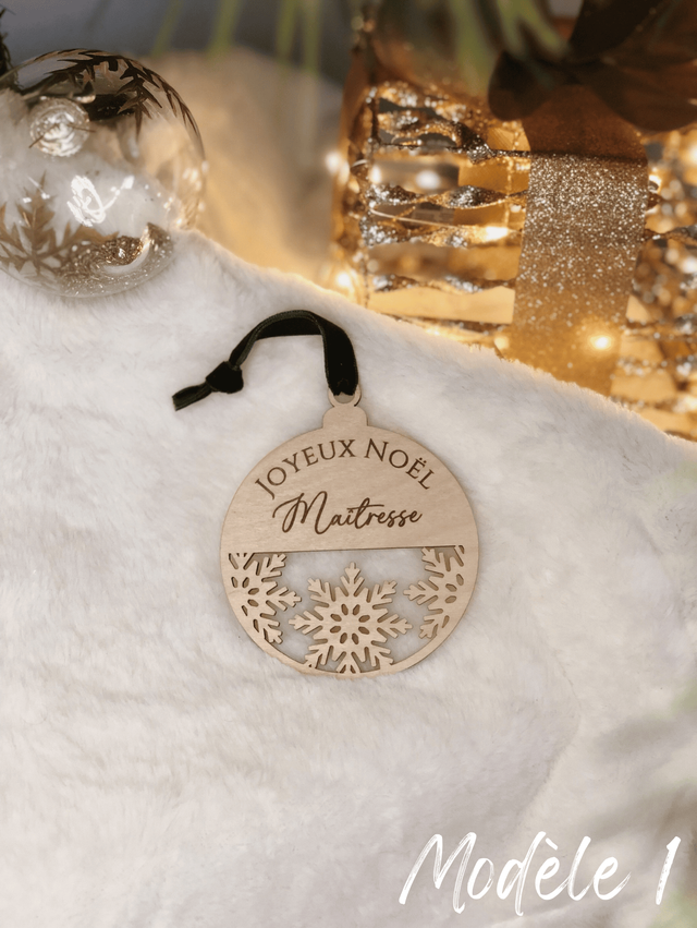 Boule de Noël "Eclat de Neige"