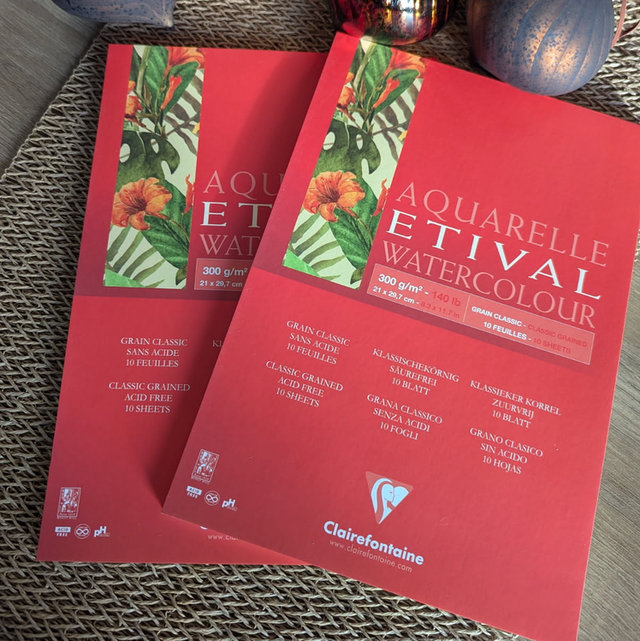 Carnet aquarelle ETIVAL Clairefontaine 