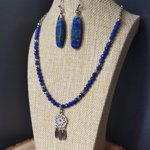Collier ras de cou Lapis Lazuli