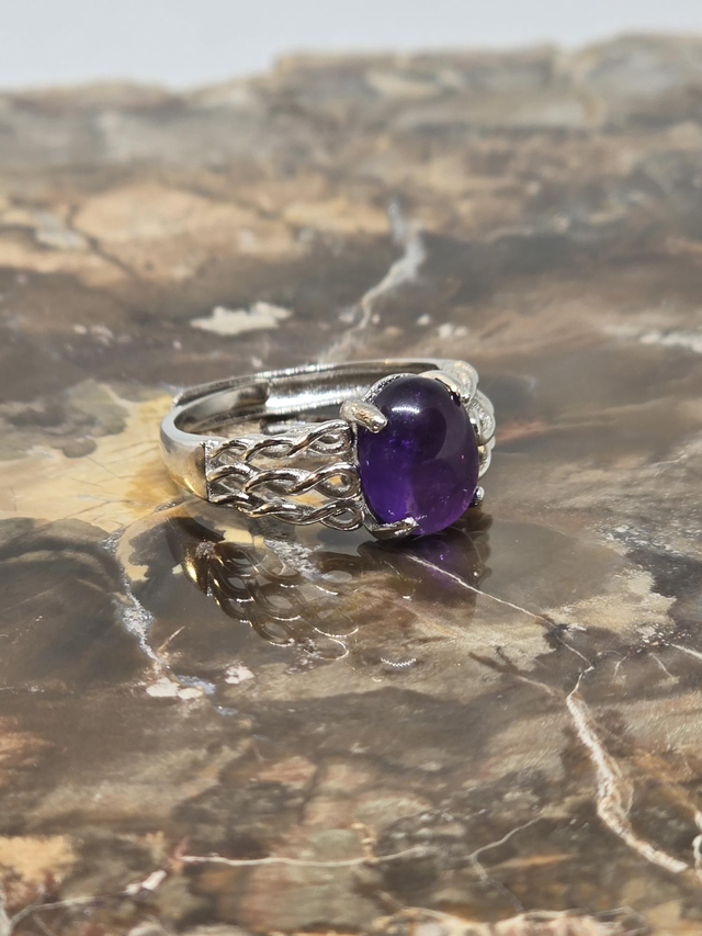 Bague Argent 925 et Améthyste