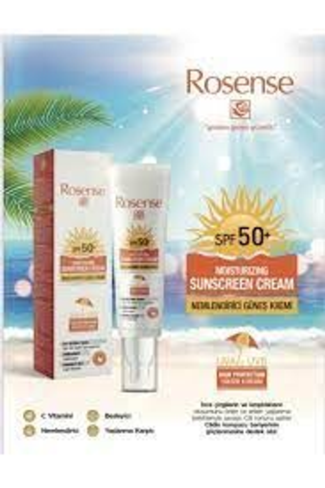 ROSENSE Nawilżający Krem Przeciwsłoneczny 50 SPF