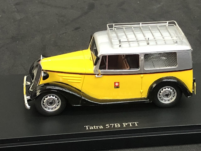 Tatra 57B PTT Post Schweiz AutoCult 1:43