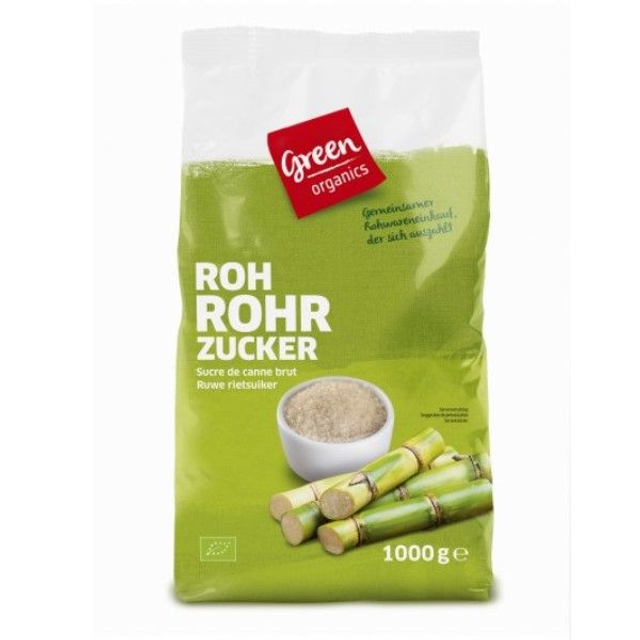 Green Rohrohrzucker 1kg Packung