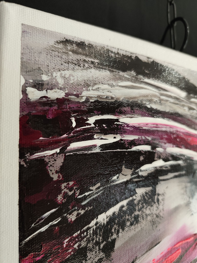 tableau Moderne fluorescent- art contemporain - art abstrait création originale