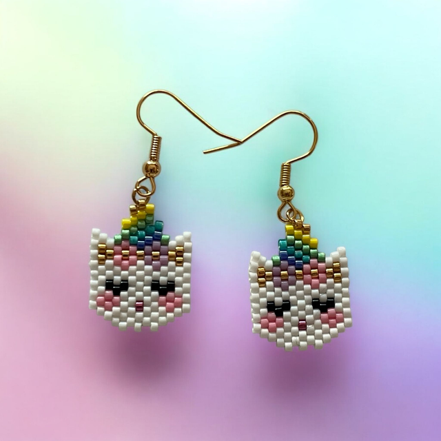 Boucles d'oreilles licornes