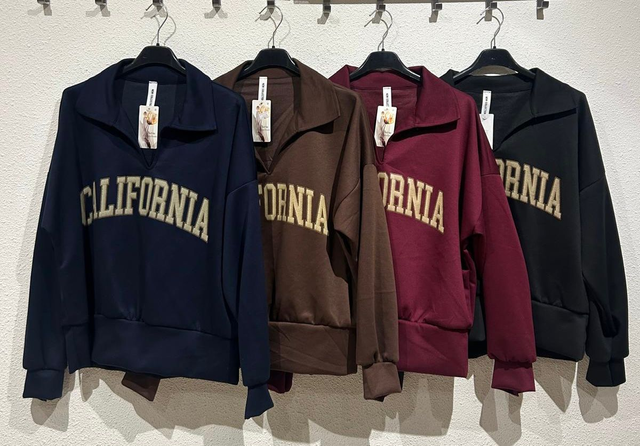 Sweater California bordeaux