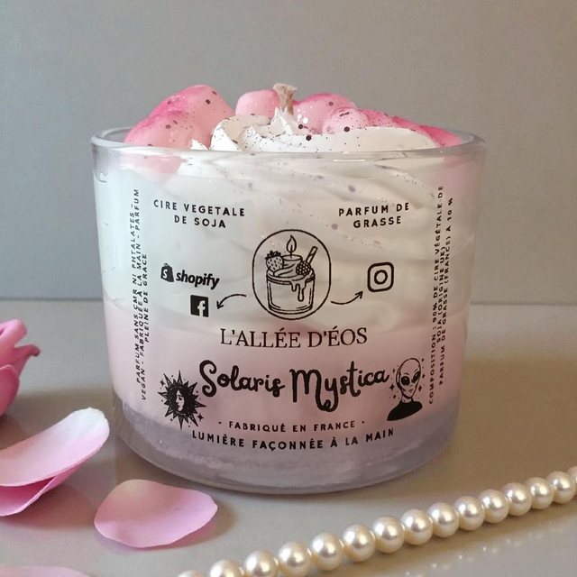 Bougie gourmande Solaris Mystica - Parfum Pleine de Grace 