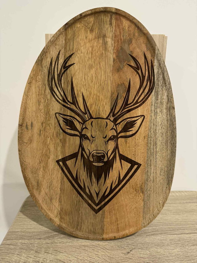 PLATEAU DECORATIF OVALE MANGUIER