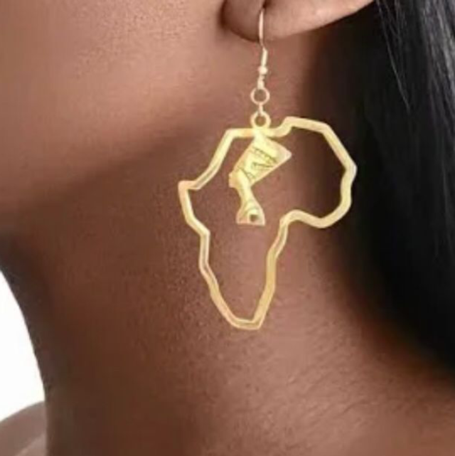 Africa Queen - Earrings Gold 