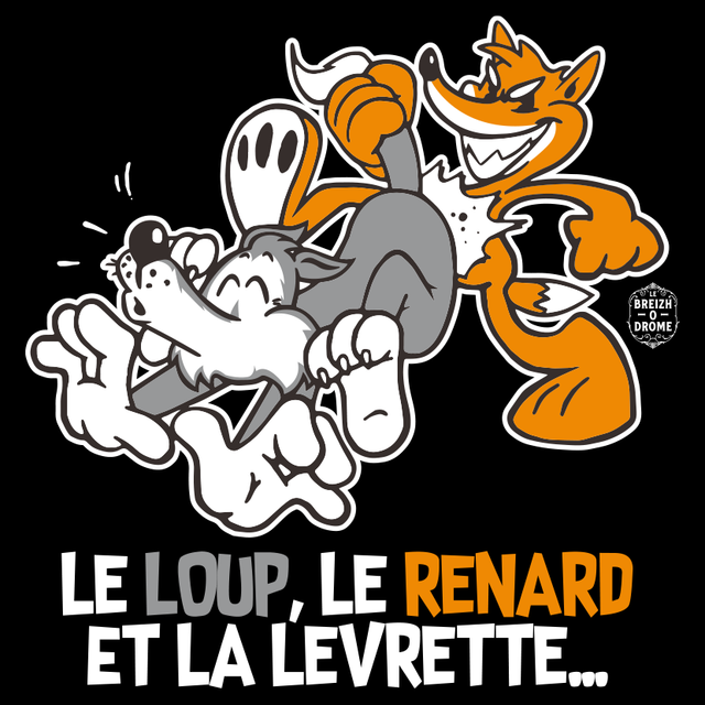 Le loup, le renard et la levrette