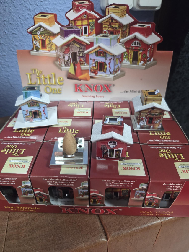 Mini quemador casitas navidad 