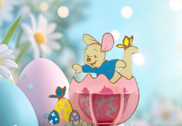 Lanterne Winnie Pâques