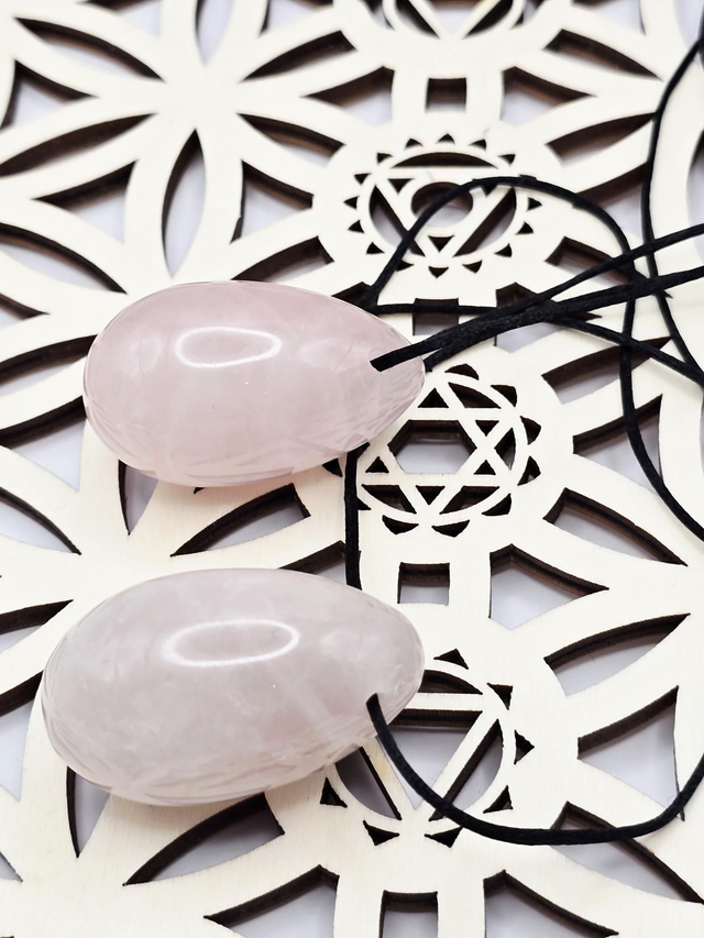 Quartz rose Œuf de Yoni