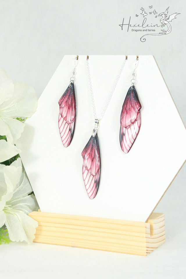 Crimson Dream Fairy Wings Set
