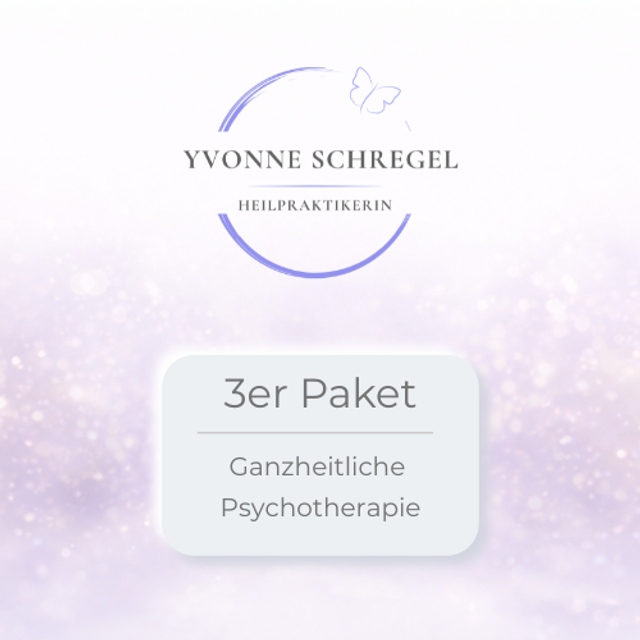3er Paket ganzheitliche Psychotherapie (vor Ort oder Online)