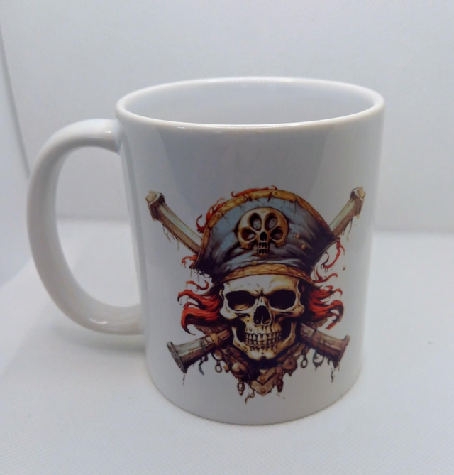 11oz Sublimated Pirate Theme Mug 