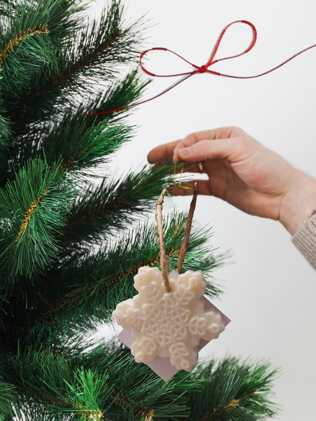Flocons de neige parfumé à suspendre