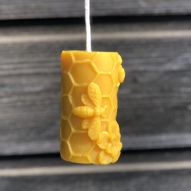 Bougie Abeille Cire et Fleurs