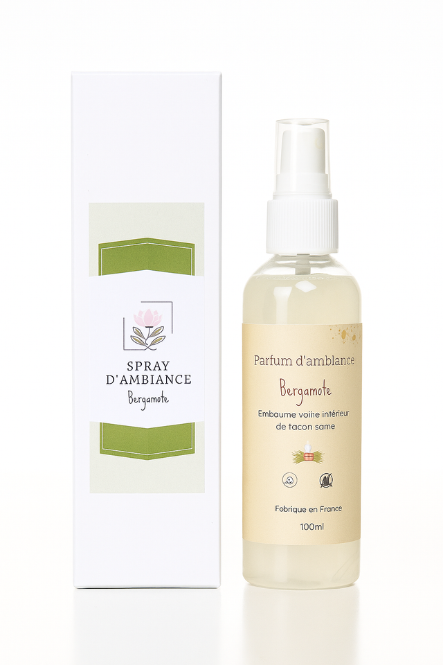 Spray d&#039;ambiance sans alcool, parfums naturels au choix