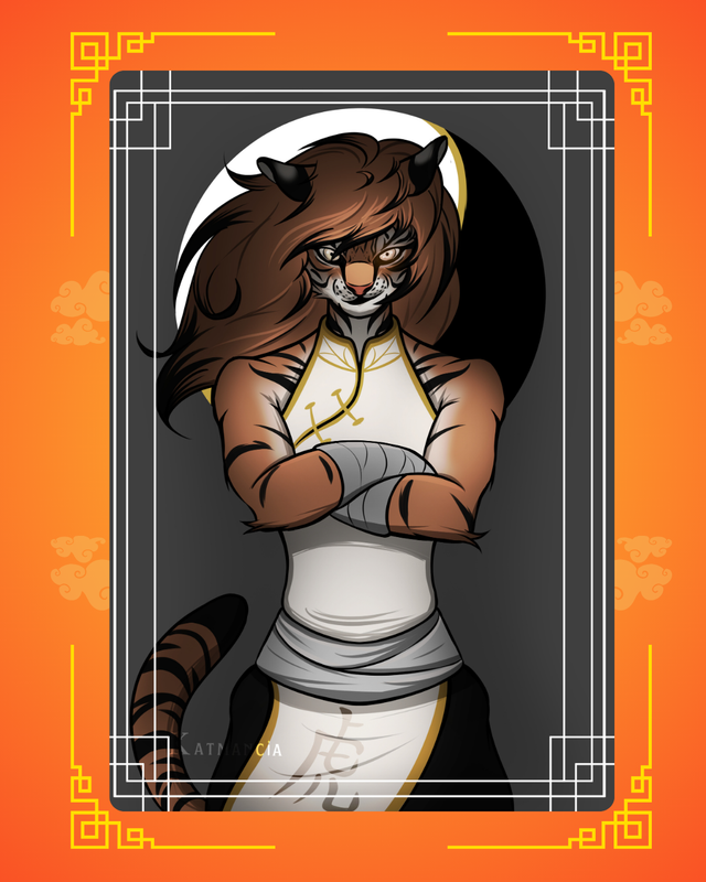 Affiche-Zodiaque chinois-Tigre