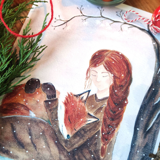 Complicité hivernale - affiche