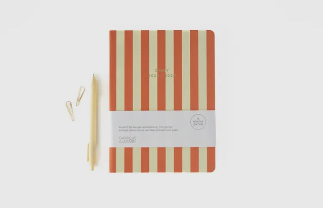 Notebook Stripes Orange