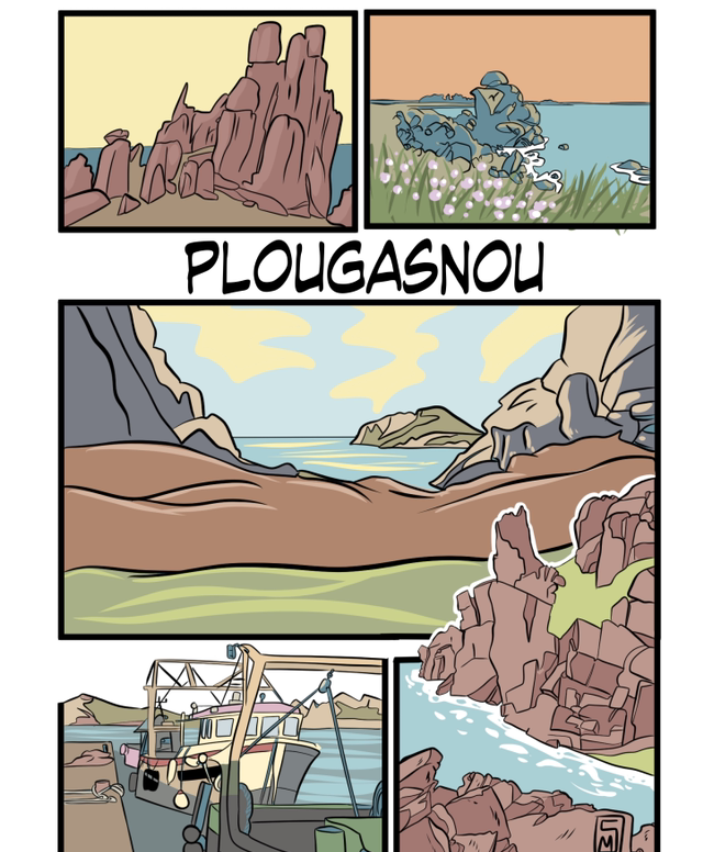 Plougasnou en BD
