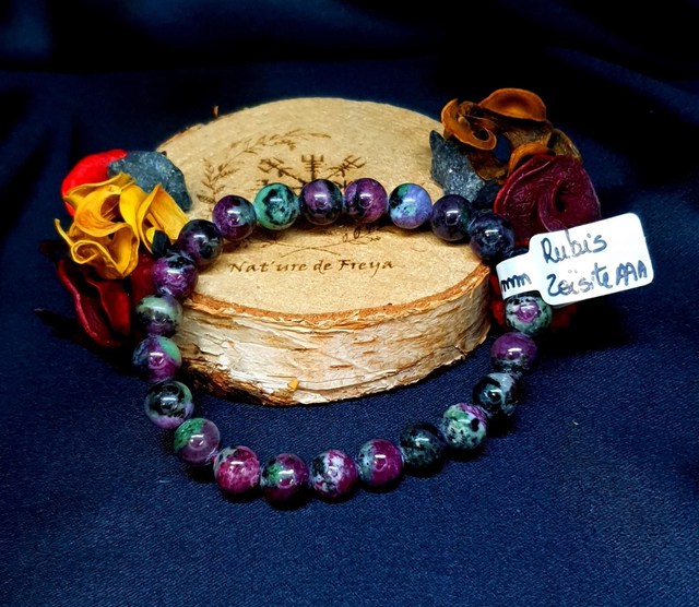Bracelet Rubis zoïsite AAA