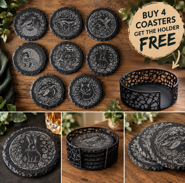 Wildlife Slate Coaster's