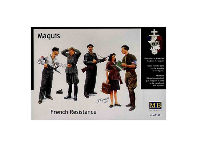 Résistants français FFI - masterbox 3551 1/35