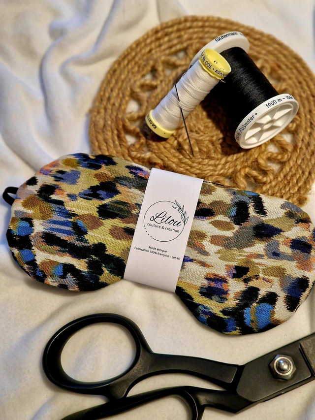Masque de sommeil léopard 