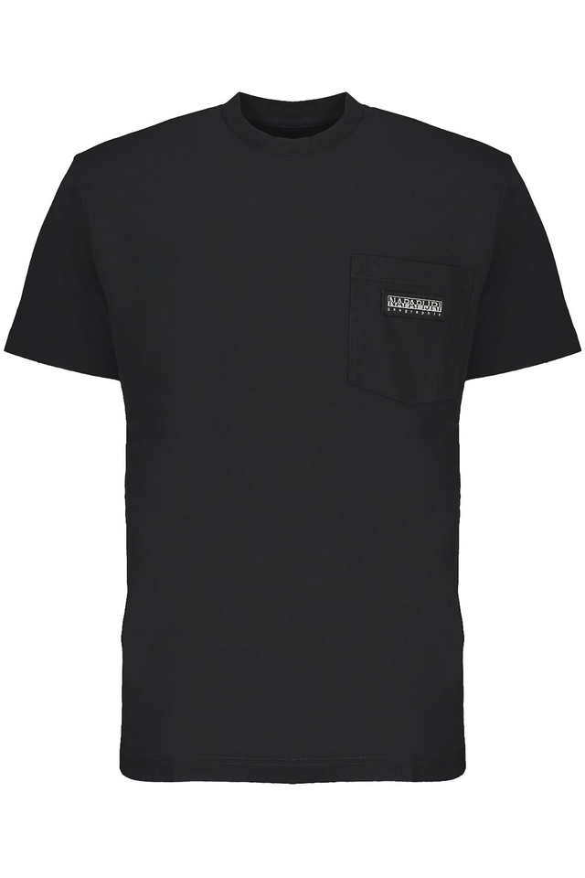 NAPAPIJRI T-SHIRT MANICHE CORTE UOMO NERO