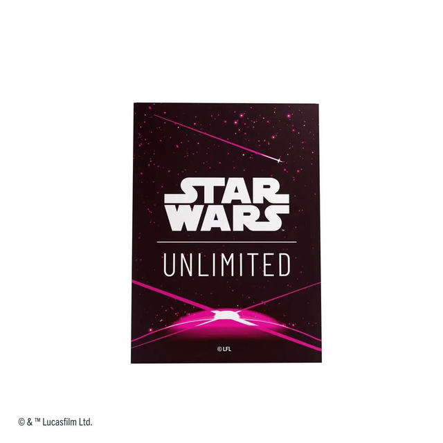 Gamegenic Star Wars: Unlimited Art Sleeves Card Back Magenta