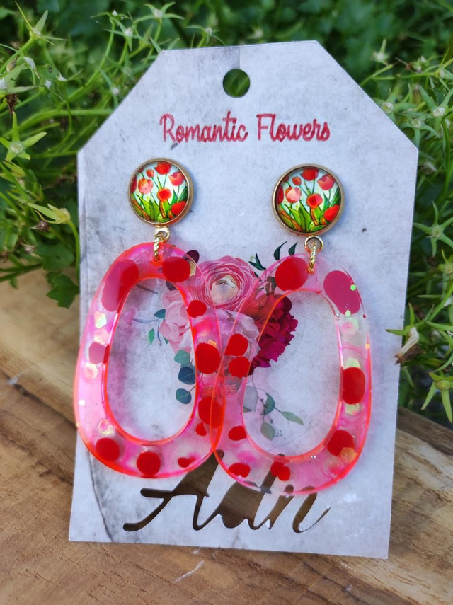 Boucles d&#039;oreilles &#039;Romantic Flowers&#039;