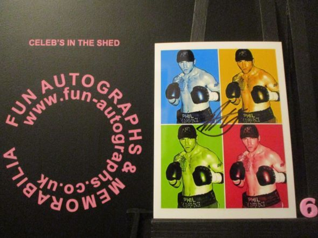 Phil 'The Experience' Gill Authentic Autographed 6x4.5 Pop Art Limited Edition (6)