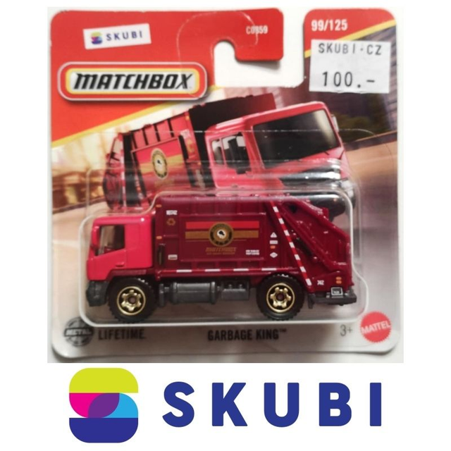 Garbage King MB 742 Matchbox City Waste Services - Matchbox 99/125
