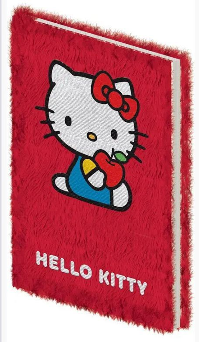 Hello Kitty: Hello Kitty with Apple Plush Notebook 