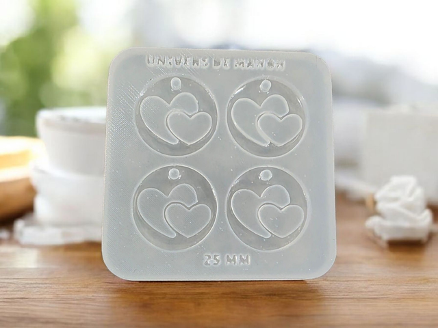 Moule Silicone coeur 25 mm 