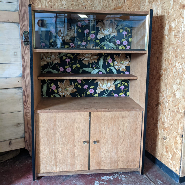 Vitrine années 50 custumisée