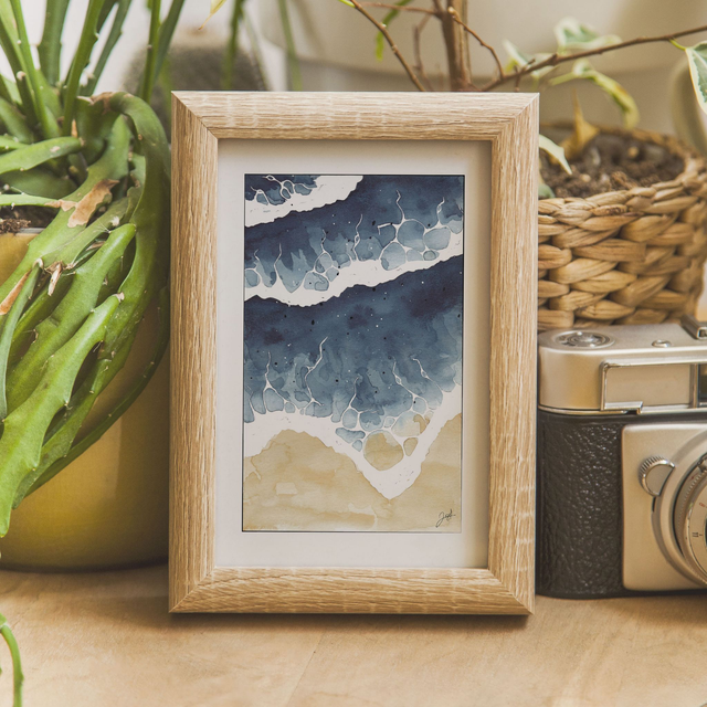 Carte postale - Bord de Mer - Indigo