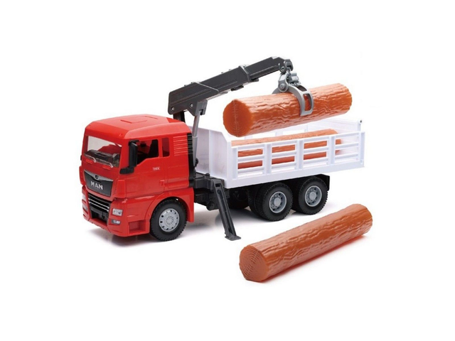 camion benne+grue newray 17316 1/18